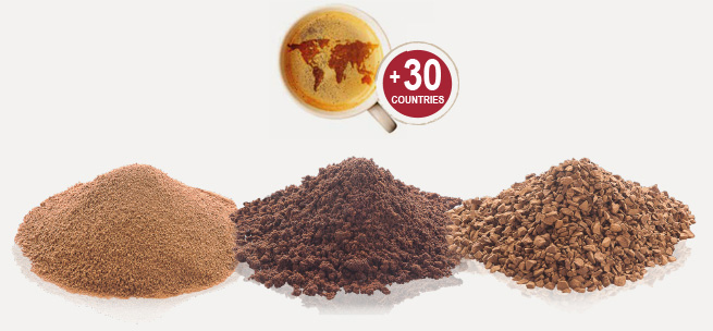Productores y fabricantes de café en más de 30 países