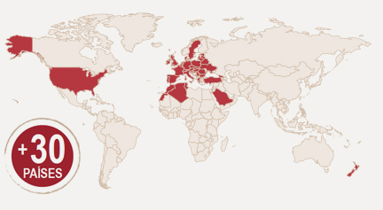 Más de 30 paises